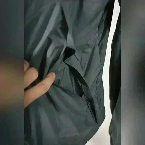 NWT  SELECTED HOMME Blue Recycled Polyester Packable Hooded Wind Jacket Medium - Picture 9 of 13